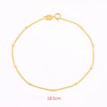 925 Sterling Silver Minimalist Small Beads Thin Chain Bracelets Rose Gold Bracelet Jewelry Accessories