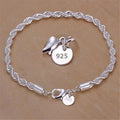 New 925 Sterling Silver Bracelet Chain Jewelry