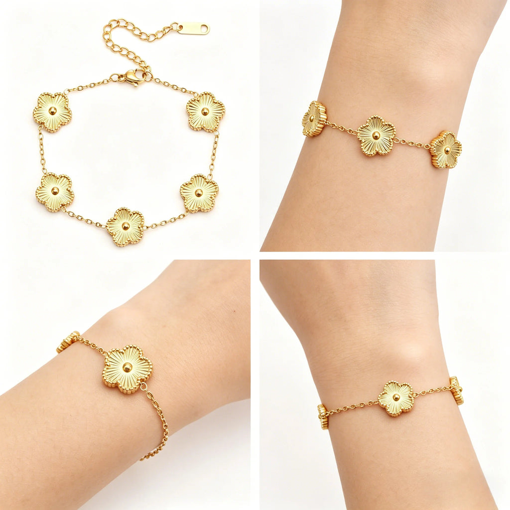 Stainless Steel Bracelet 18k Gold Plated Bracelet Fine Jewelry