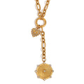 O-Shape Chain Star Heart Eye Tassel Pendant Necklace Stainless Steel 18K Gold Plated Waterproof Jewelry for Women Gift