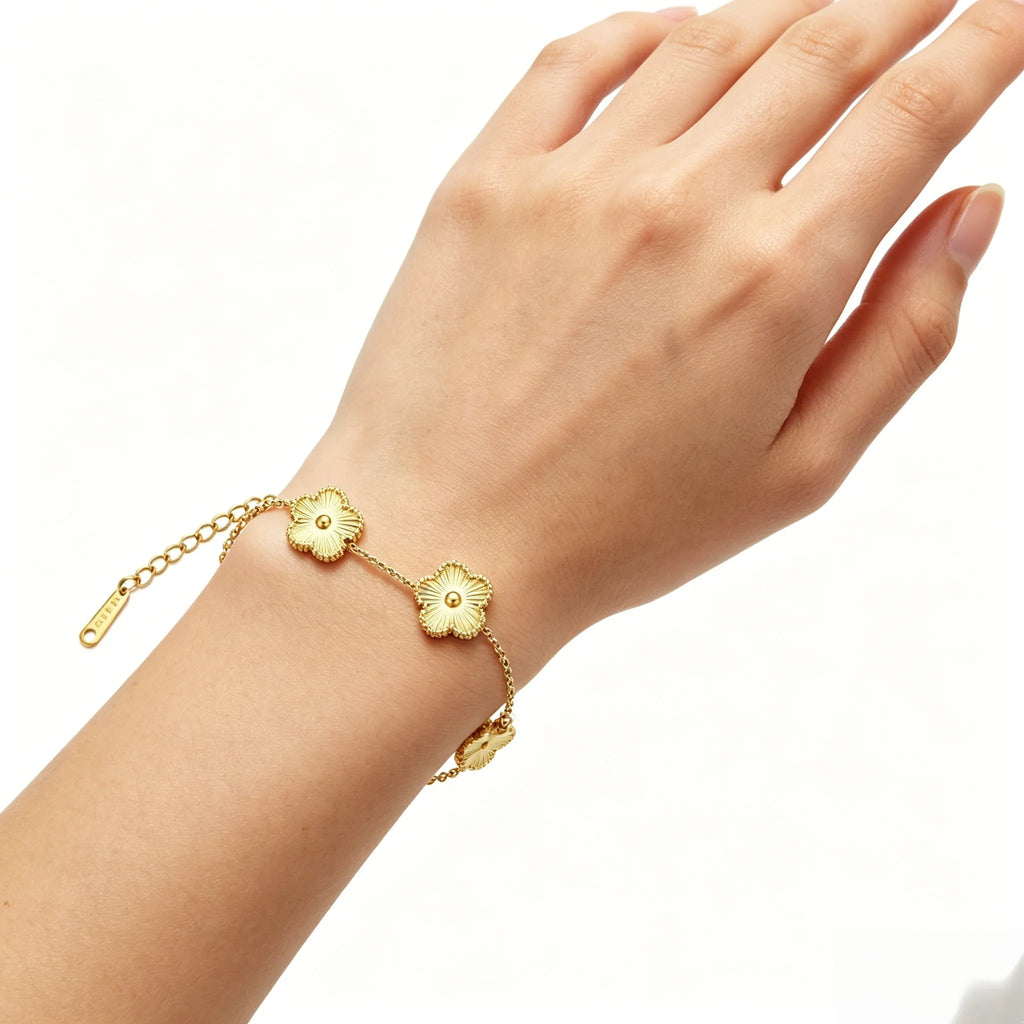 Stainless Steel Bracelet 18k Gold Plated Bracelet Fine Jewelry
