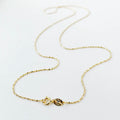 Fine 925 Sterling Silver Gold Plated Link Chain 1Mm Thin Necklace Jewelry 40Cm 45Cm