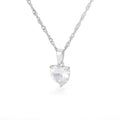 Heart Necklaces for Women Stainless Steel Gold Plated Chain Zircon Heart Pendant Choker Necklace Wedding Boho Jewelry Gift Femme