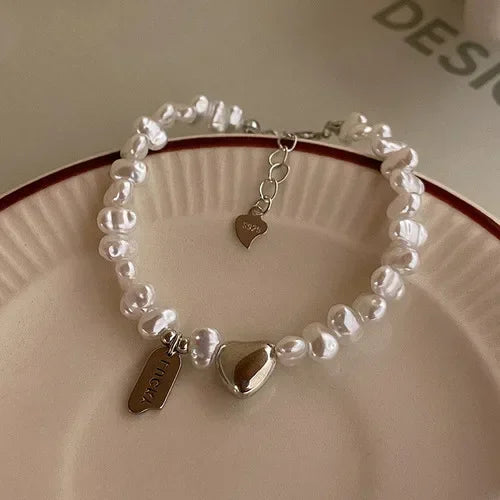 925 Sterling Silver Bracelet Partial Pearls Knots Bracelets Fashion Luxury Design Bead Charm Bracelet Jewelry