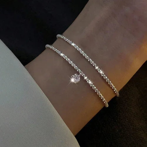 925 Sterling Silver Bracelet Partial Pearls Knots Bracelets Fashion Luxury Design Bead Charm Bracelet Jewelry