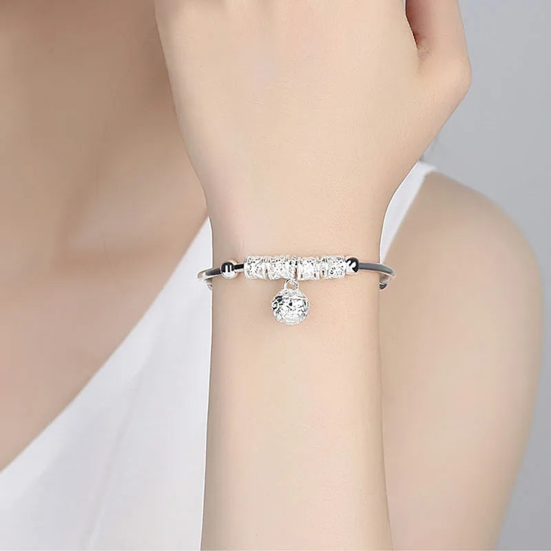 Fine 925 Sterling Silver Bangle Bracelet Luxury Jewelry