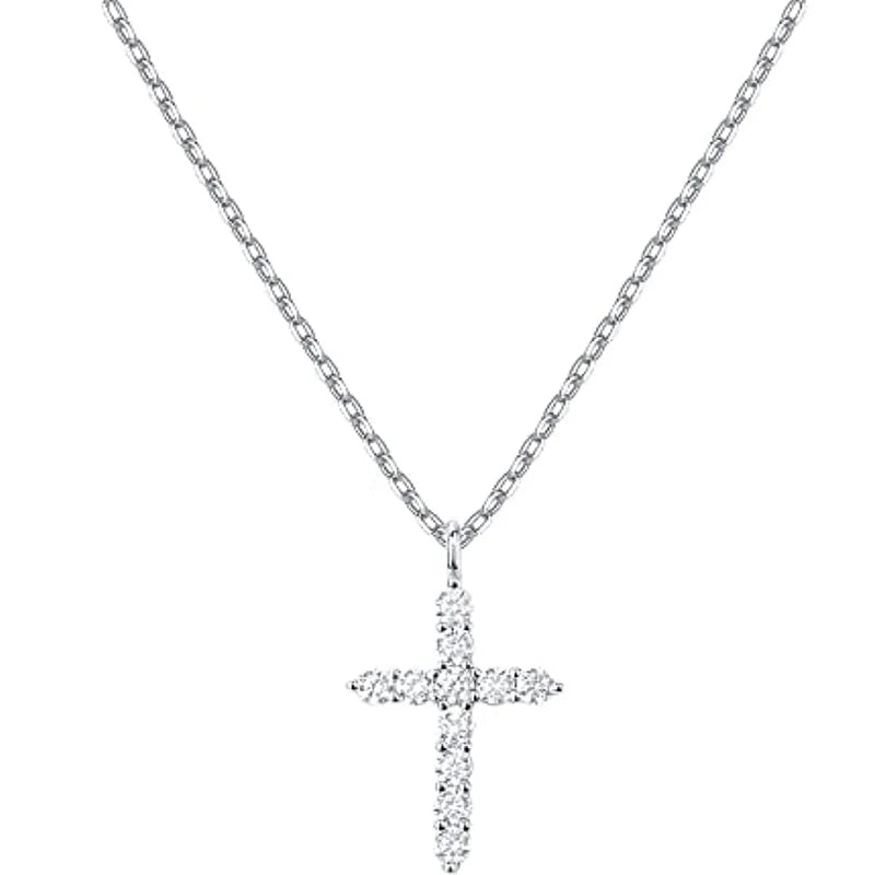 14K Gold Plated Cross Pendant  Necklace Gold Necklace