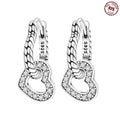 925 Sterling Silver Drop Earrings Serpentine Shape Earrings Jewelry Gift