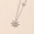 Fine 925 Sterling Silver Geometric Shape Charm Pendant Choker Exquisite Jewelry